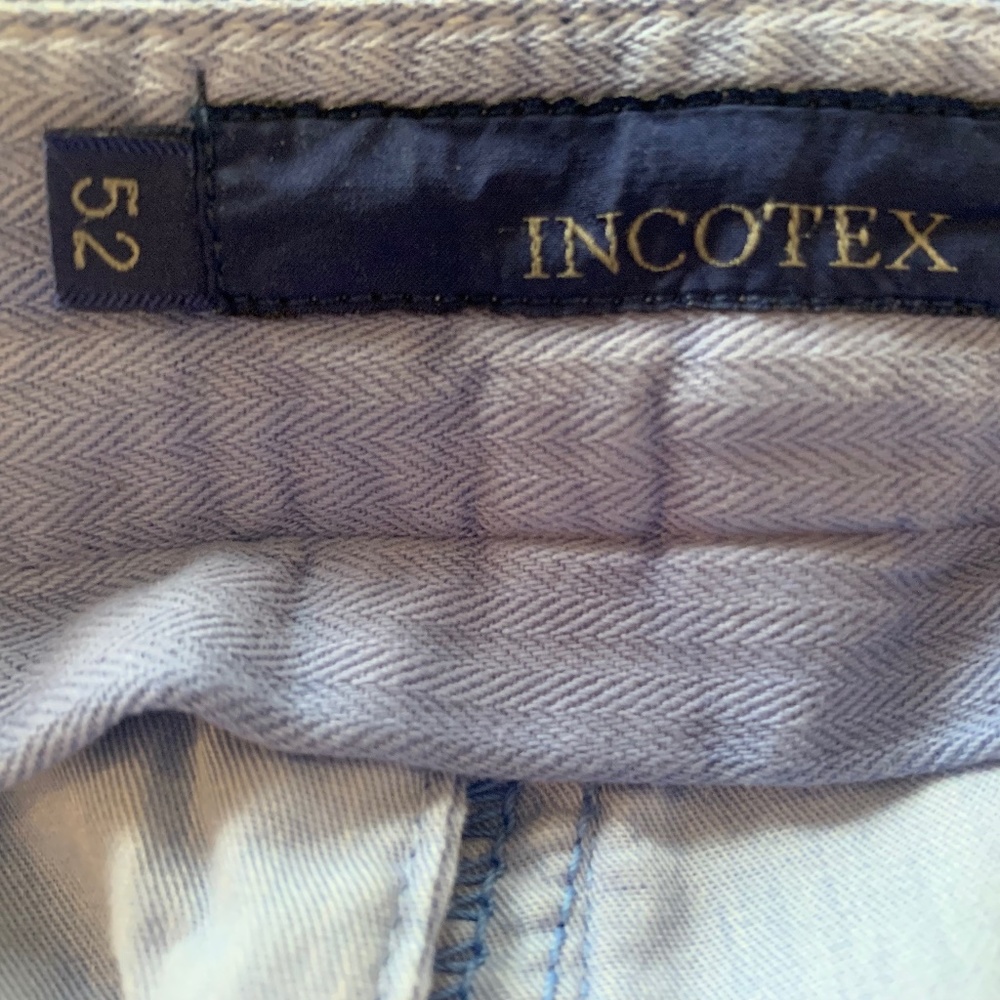 INCOTEX Men's corduroy blue pant - Picture 5 of 13
